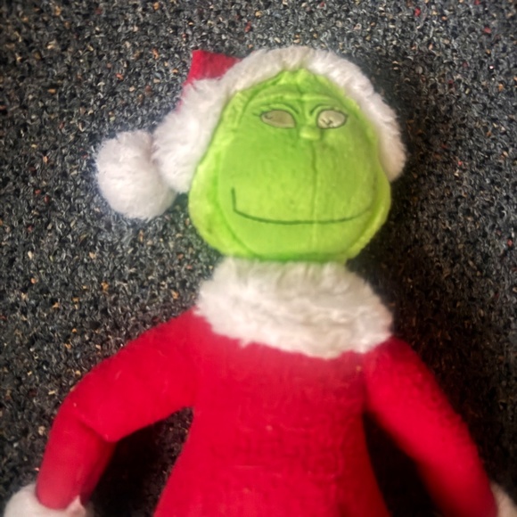 Vintage 1998 Grinch dr. Suess holiday stuffie - Picture 3 of 6